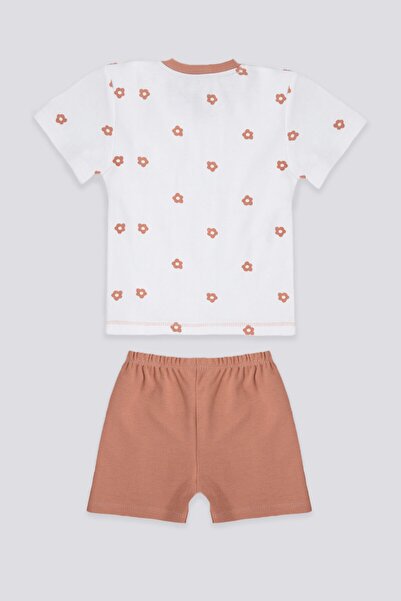 U.S. Polo Assn. U.s. Polo Assn Deep Color Krem Bebek Tshirt Takım