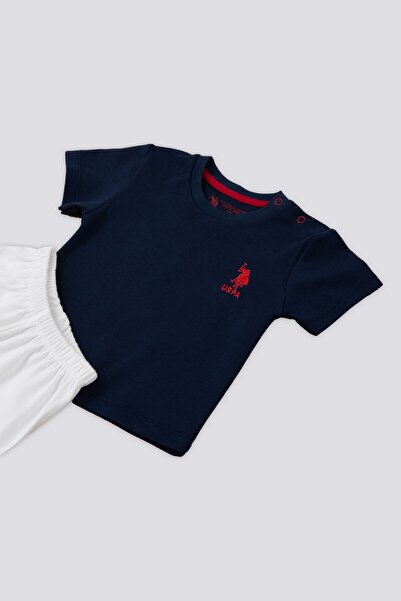 U.S. Polo Assn. U.s. Polo Assn Exquisite Detail Lacivert Bebek Tshirt Takım