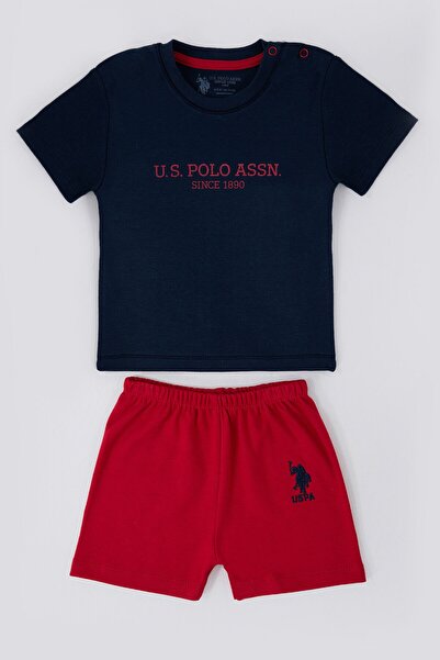 U.S. Polo Assn. U.s. Polo Assn Stylish Lacivert Bebek Tshirt Takım
