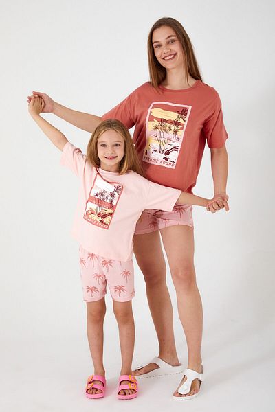 ROLY POLY Σετ γυναικείο σορτς Rolypoly Sunset Brown