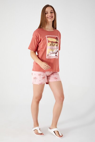 ROLY POLY Rolypoly Sunset Brown Women's Shorts Set