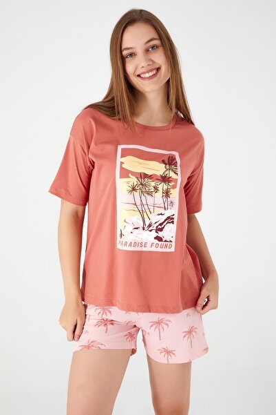 ROLY POLY Rolypoly Sunset Brown Women's Shorts Set