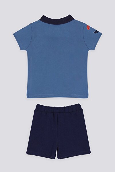 U.S. Polo Assn. U.s. Polo Assn Azure Mavi Bebek Polo Yaka Tshirt Takım