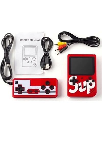 Akirah Technology Sup 400 Nostalji Oyunlu Mini Atari Gameboy & Gamebox Oyun K...