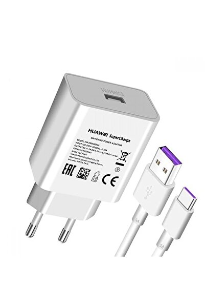 CLEAN-TECH Huawei Uyumlu Orjinal Supercharge Type C Şarj Aleti Cihazı 22.5w Hızlı Süper Şarj