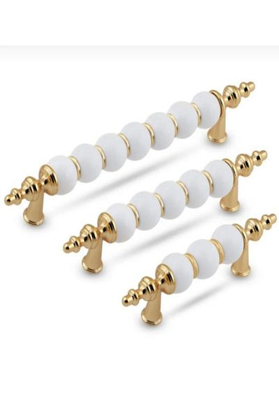TRS MOBAKS Trs Luxury Polymer Bead Handle 160 Mm Cabinet Drawer Cloakroom