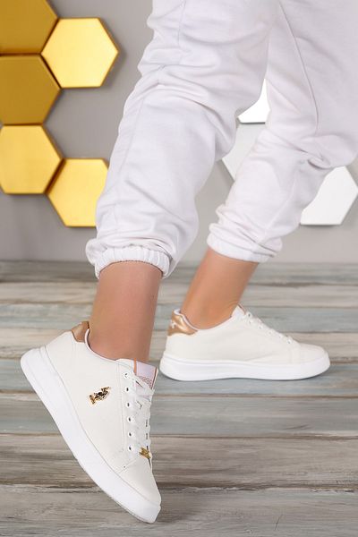 U.S. Polo Assn. Baza. Pantofi sport pentru femei Polo Assn Exxy Daily cu șireturi
