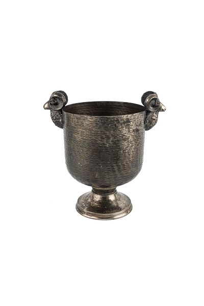 Mikasa Moor Antique Silver Metal Decor Bowl 34x23x36cm