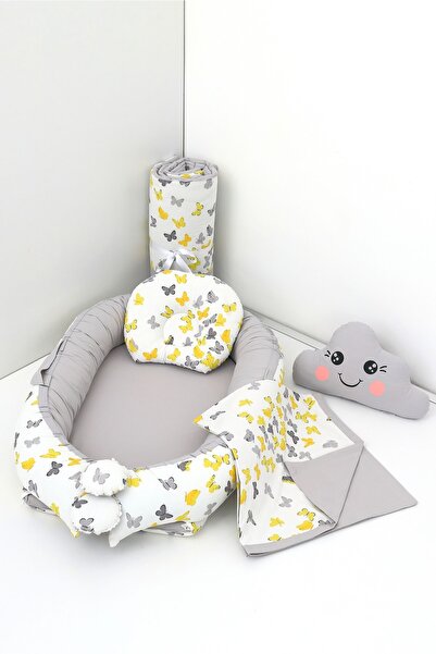 Umaybebek 5 Parça - Babynest, Bebek Uyku Yatağı, Baş Yastık, Bebek Pikesi, Yo...