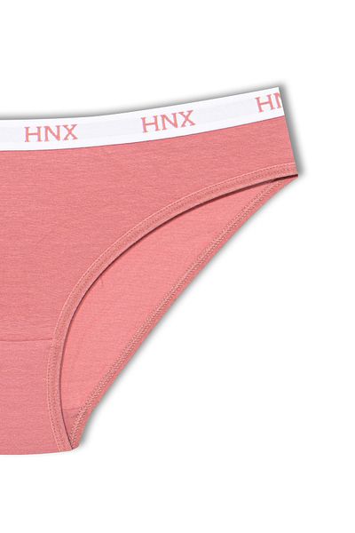 HNX Chiloți de damă cu elastic din jacquard din bumbac de nurcă
