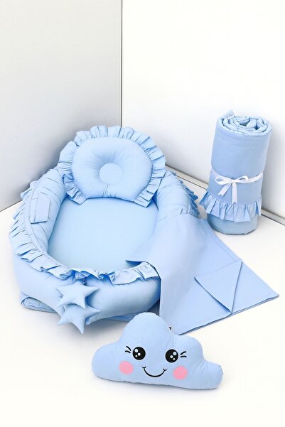 Umaybebek 5 Parça - Babynest, Bebek Uyku Yatağı, Baş Yastık, Bebek Pikesi, Yo...