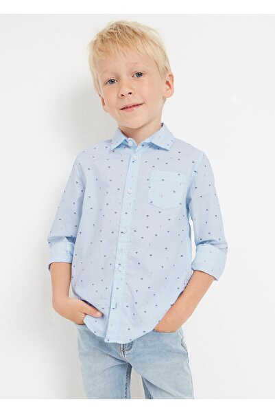 MAYORAL Cămașă cu mânecă lungă cu model pentru băiat