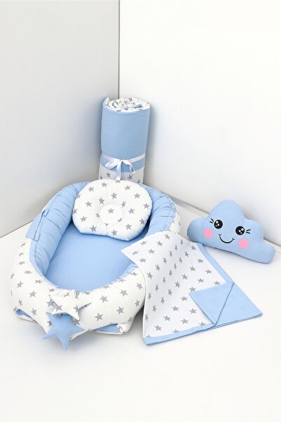 Umaybebek 5 Parça - Babynest, Bebek Uyku Yatağı, Baş Yastık, Bebek Pikesi, Yo...