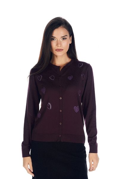 Solo Sparkle of the Heart" Knitwear Knitted Cardigan