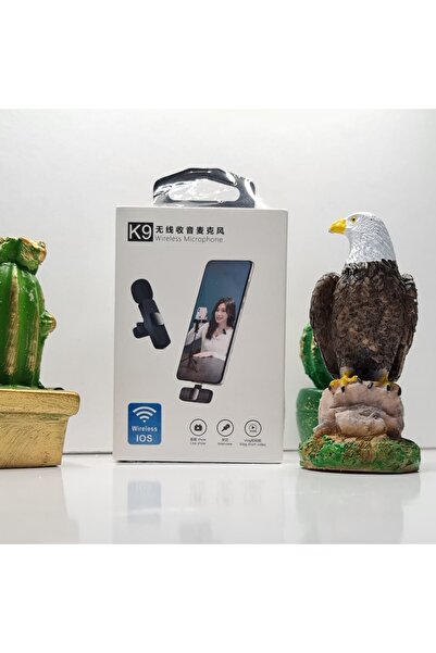 K9Mini K9 Kablosuz Yaka Mikrofonu Mini Taşınabilir ( Ios+android )