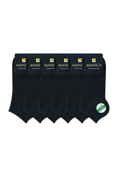 MANICA Ανδρικά μποτάκια μπαμπού Κάλτσες 6 ζευγαριών - καπνιστές