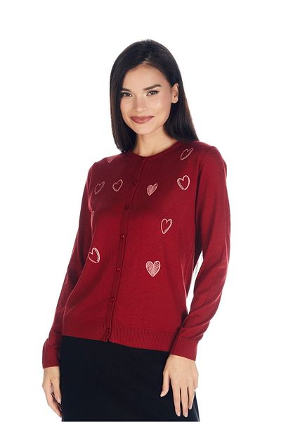 Solo Sparkle of the Heart" Knitwear Knitted Cardigan