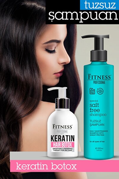 Fitness Professional Tuzsuz Şampuan Parabensiz 250 Ml Brezilya Fönü Sonrası K...
