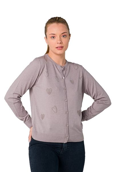 Solo Sparkle of the Heart" Knitwear Knitted Cardigan