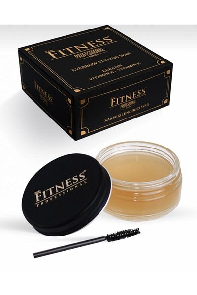 Fitness Professional Keratin and Vitamin E Extract Eyebrow Stabilizer - Styling Wax 50 Ml7788766