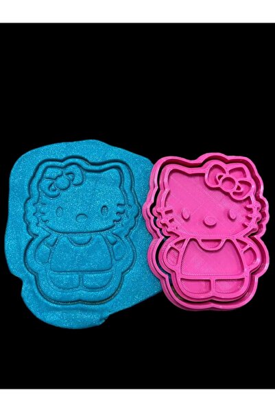 Hobist Hello Kitty Kurabiye Kalıbı Ve Şeker Hamuru Kalıbı