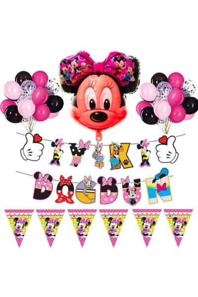 MFM Set balona od folije za rođendan u temi Minnie Mouse