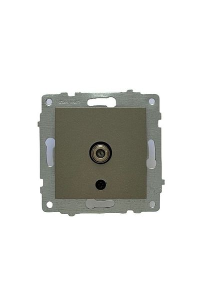 Gözde aydınlatma Ovivo Grano Anthracite TV Satellite Socket Frameless