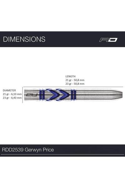 Red Dragon Gerwyn Price Avalanche Pro % 90 Tungsten Çelik Uçlu Dart Oku