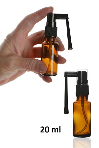 Milea Ağız Boğaz Spreyi Şişesi Amber Cam 20 Ml