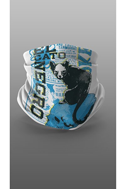 Yeles El Cato Biker Buff Mask Outdoor Neck Collar Unisex Bandana