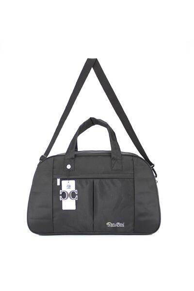 Case Club Ortaboy Seyahat Ve Spor Çantası Siyah Renk Ve Su Geçirmez Kumaş