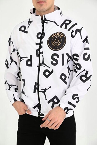 Be Original Unisex Paris με στάμπα Αδιάβροχο Μπουφάν Προπόνησης Τρεξίματος