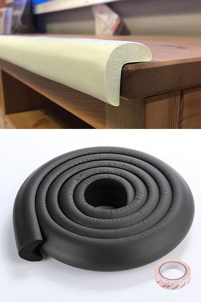 Buffer Rubber Baby Παιδικό Τραπέζι Τραπεζάκι σαλονιού Σετ προστασίας από κρούση κουλουριασμένο