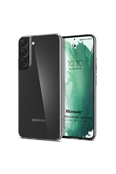 Microsonic Samsung Galaxy S22 Plus Kılıf Non Yellowing Crystal Clear Sararma Önleyici Kristal Şeffaf