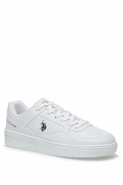 U.S. Polo Assn. يو اس بولو اسنحذاء لي للرجال - أبيض