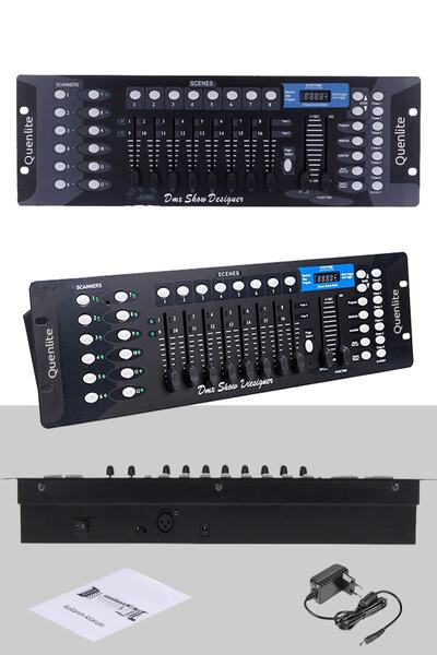 Quenlite Dmx-1 Sahne Işık Kontrol Mikseri Masası Dmx512 192 Kanal