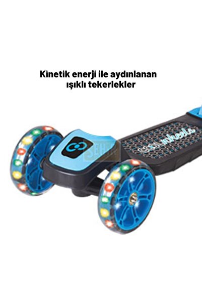 Cool Wheels Twist 3 Tekerlekli Led Işıklı Yükseklik Ayarlı Çocuk Scooter