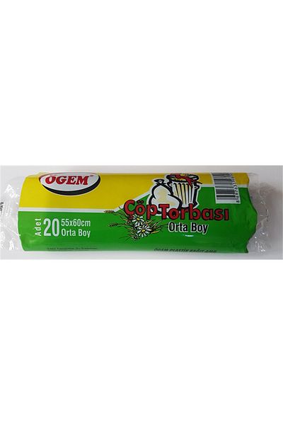 ÖGEM PLASTİK Ögem Garbage Bag Medium Size 5 Pieces