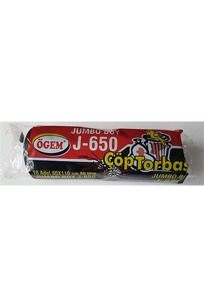 ÖGEM PLASTİK Ögem Garbage Bag Heavy Duty J-650 5 Pieces