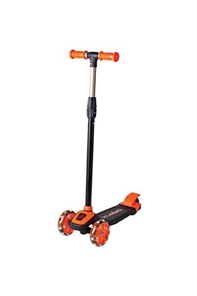 Cool Wheels Çocuk Turuncu Twist Led Işıklı 3 Tekerlekli Yükseklik Ayarlı Scooter