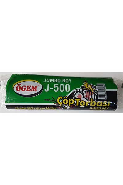 ÖGEM PLASTİK Ögem Garbage Bag Heavy Duty J-500 5 Pieces