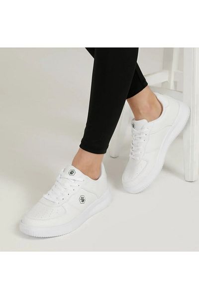 lumberjack Orthopedic Women's White Sneakers Finster