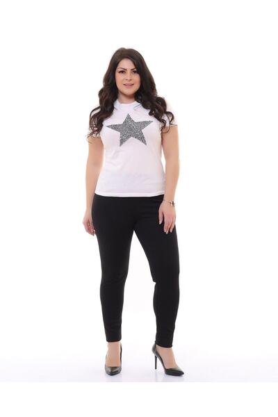 AYSU Ženske crne čelične Pleteno duge tajice