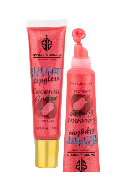 Sword & Shield S&S Glitter Lipgloss - Coconut Color
