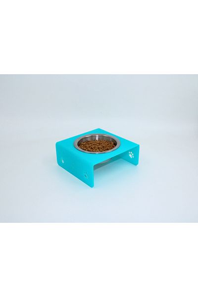 Pet Magic أكريليك بيتماجيك، قطة شبكية، وعاء طعام ومياه فردي من الفولاذ للكلاب
