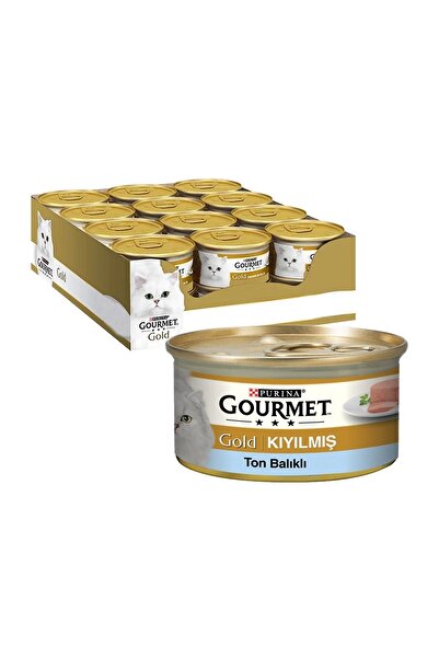 Purina Gourmet Gold Kıyılmış Ton Balıklı Konserve Kedi Maması 85 Gr 24'lü