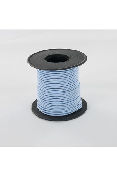 MOR SALKIM HOME Round Rubber Rope 2.5 Mm Thickness Hard Durable 1/18 Layer White 5 Mt