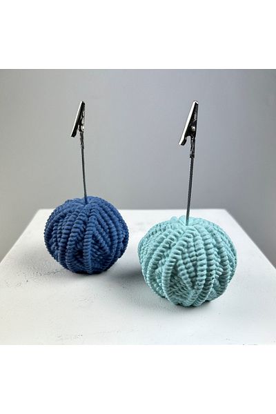 oasis decoration Yumak Note Holder Set of 2 ( Mint - Gray Blue )