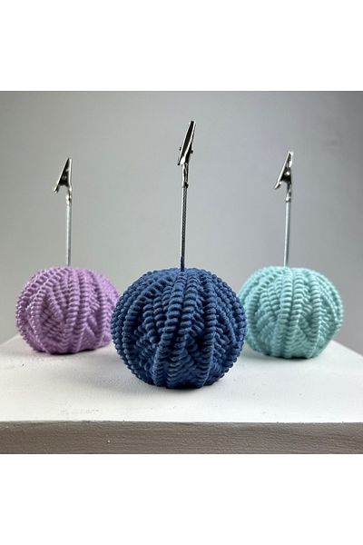 oasis decoration Yumak Note Holder Set of 3 ( Lilac - Gray Blue - Mint )