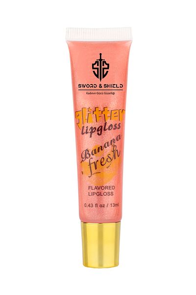 Sword & Shield Banana Glitter Lip Gloss